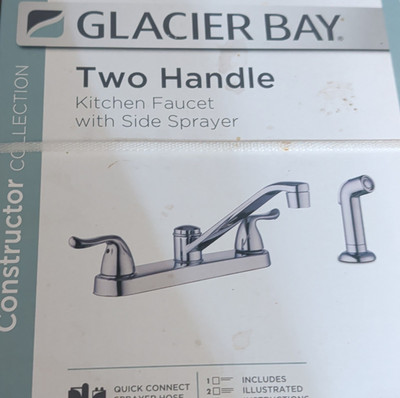 Glacier Bay Constructor Collection Chrome Kitchen Faucet with Side Sprayer
