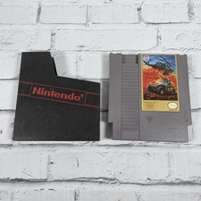 Nintendo NES Silk Worm Authentic Video Game Cartridge With Dust Jacket