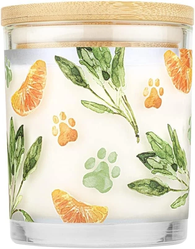 Long Lasting Pet Odor Candles, Mandarin Sage, 2 Pack - Image 4 of 4