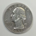 1958-D Washington Quarter - Free Shipping