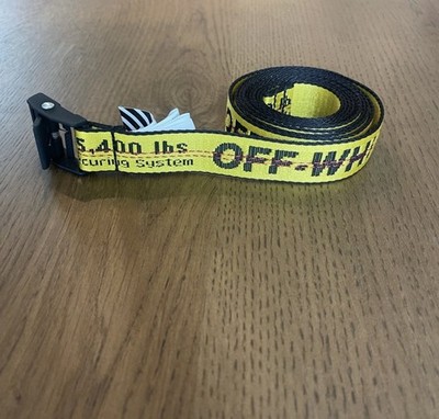 Off-White Yellow Industrial Belt