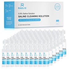 Saline Solution, 300ml /10.56 FL OZ Normal Solution for Multiple Household Us...