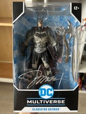 Signed By Jim Lee  McFarlane Toys DC Multiverse Gladiator Batman 7-inch Action