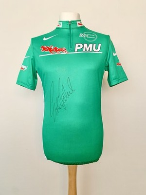 Tour de France 2000 Green Sprinter Jersey signed by Erik Zabel Nike Giro Vuelta