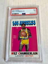 1971 Topps #70 Wilt Chamberlain PSA 7