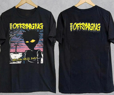 Vtg THE OFFSPRING Million Miles Away Heavy Cotton Black All Size Shirt