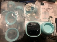 Zomee Z2 Double Electric Breast Pump Hands-Free, Portable New Open Box