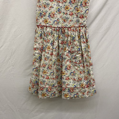 Polo Ralph Lauren Girls Sz 12 Cotton Dress w/ Pockets Spaghetti Straps Floral - Picture 3 of 9