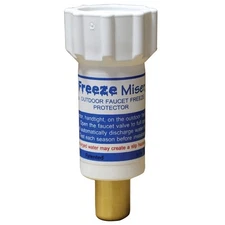NEW IN PACK FREEZE MISER 6000-01 Outdoor Faucet Freeze Protector  BRASS  2208296