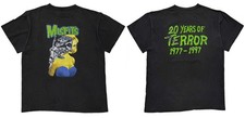 MISFITS 1997 20 YEARS OF TERROR 1977-1997 Punk Rock Unisex S-5XL Shirt MK485