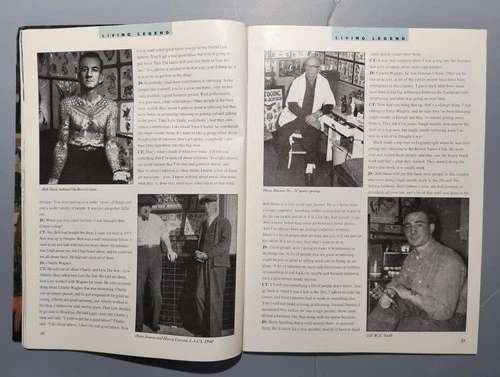 original vintage '92 intl tattoo art #1 mag col todd bob shaw photos cards flash image 6