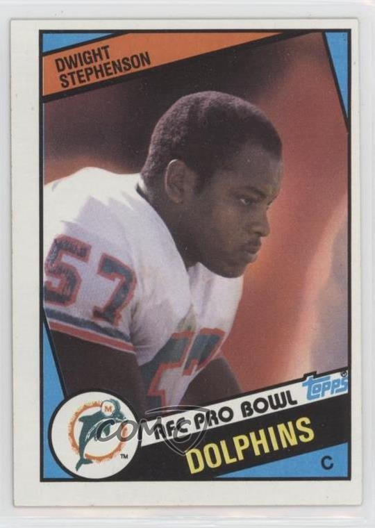 1984 Topps Dwight Stephenson #129 Rookie RC HOF 12g7