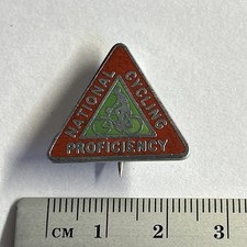 Vintage Metal pin badge National Cycling Proficiency Award