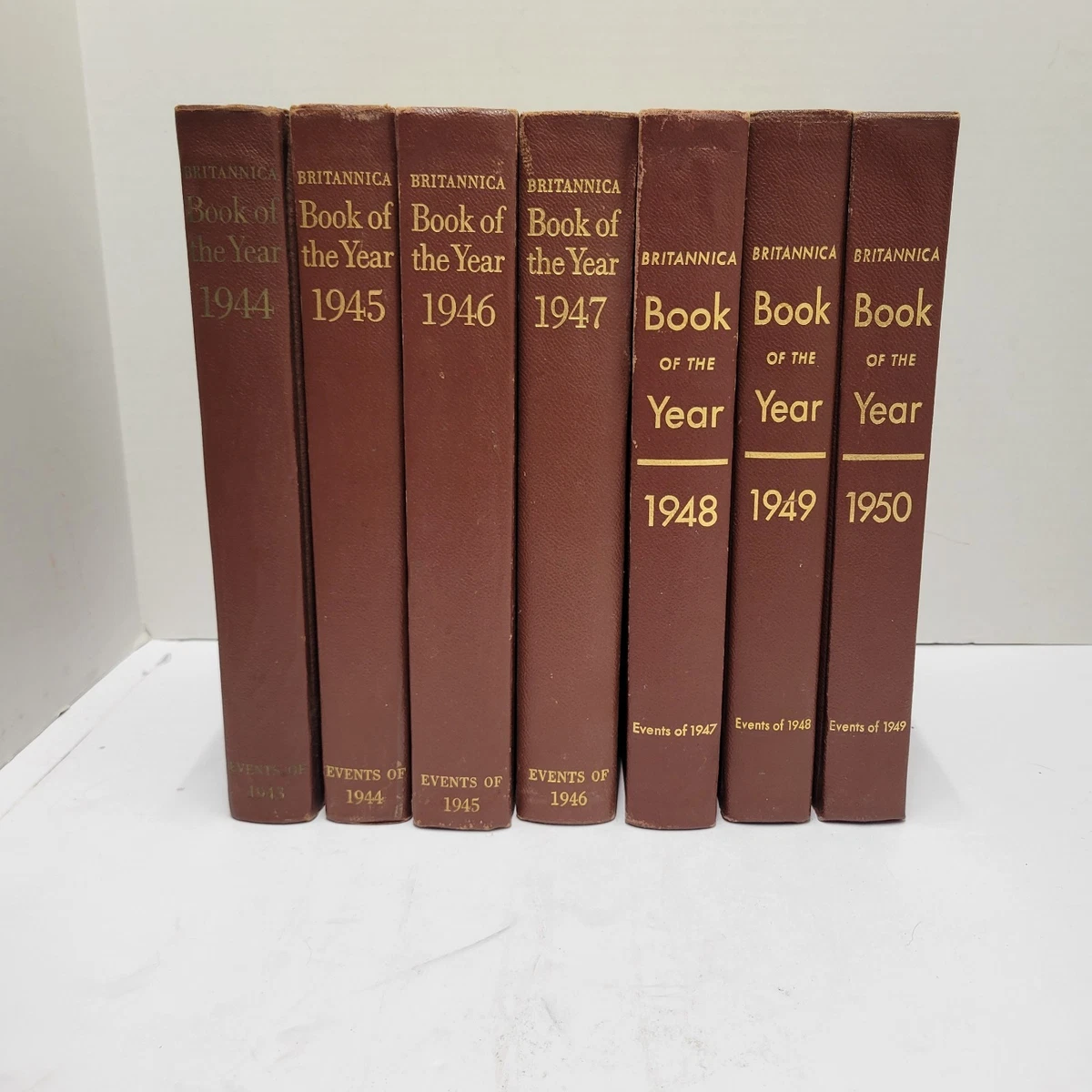 Britannica Book Of The Year In Antiquarian & Collectible Books for