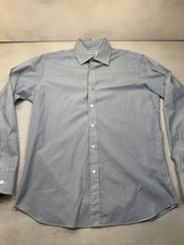 Hamilton Shirt Co x Todd Snyder Shirt Men 15 1/2 Striped Blue White Made in USA