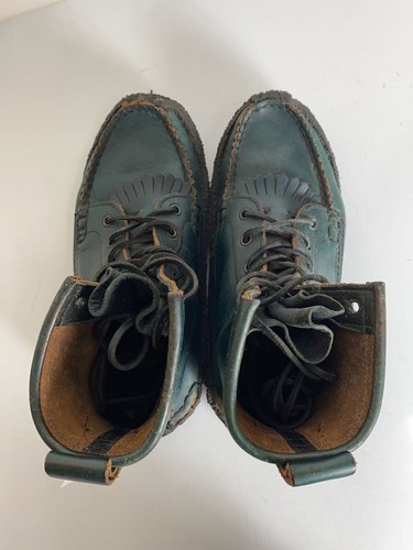 Yuketen Schnürstiefel Leder grün - Bild 3 von 8