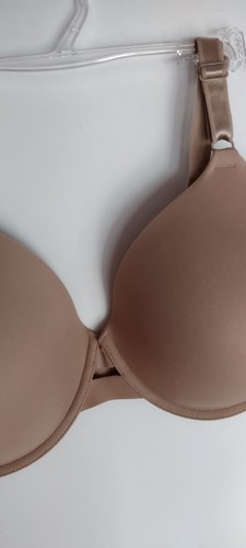 Warners No Side Effects Underarm-Smoothing Underwire Bra 01356 Sze 38D NUDE - Picture 3 of 12