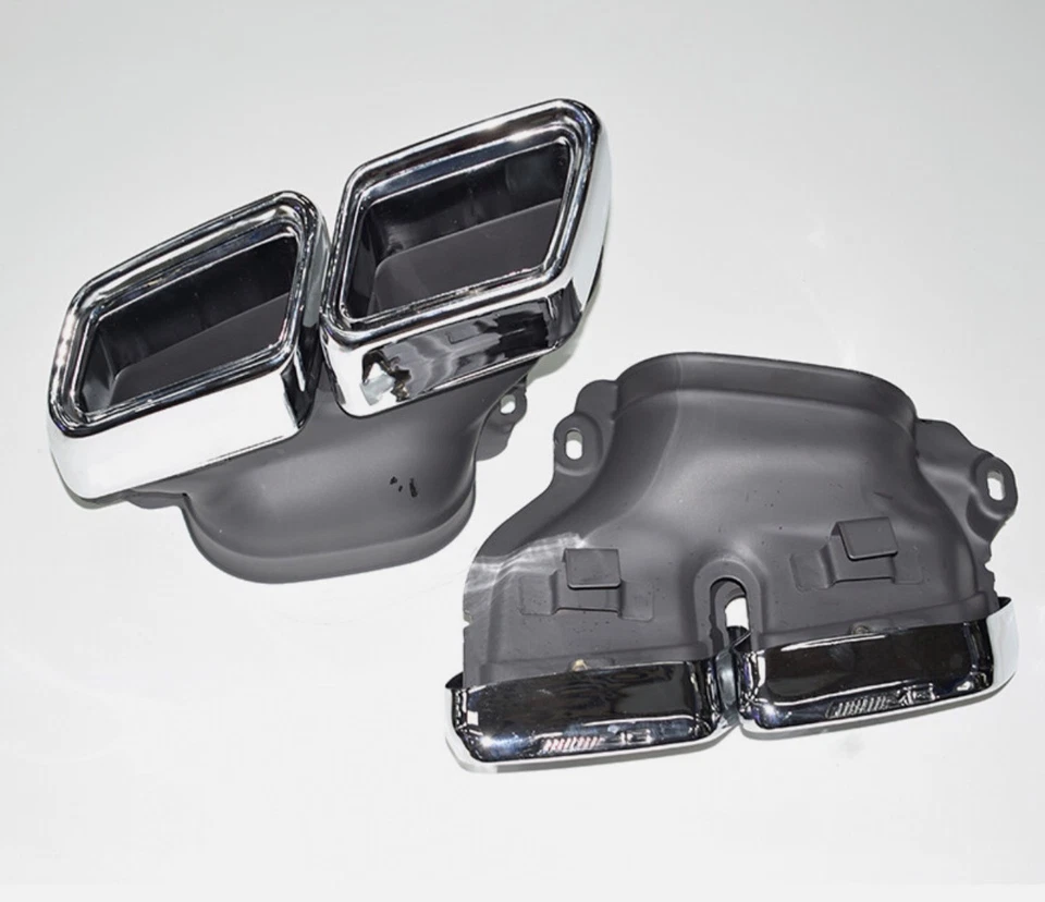 Tubo de escape con punta silenciador AMG para Mercedes Benz Clase E S E63 S63 W212 W222 Foto 2 de 4