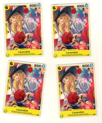 Set Of 4 Cavendish OP10-105 Common Premium Booster The Best Vol 2 Reprint