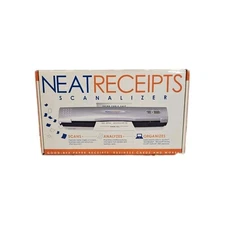 Neat Receipts Mobile Doc Scanner Digital Filing System PC 2000 XP