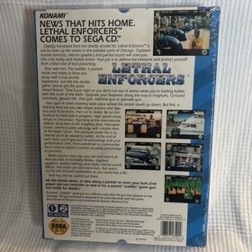 Lethal Enforcers: Justifier Gun Bundle (Sega CD, 1993) Brand New, Factory Sealed