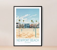 Newport Beach California Travel poster Choose your Size