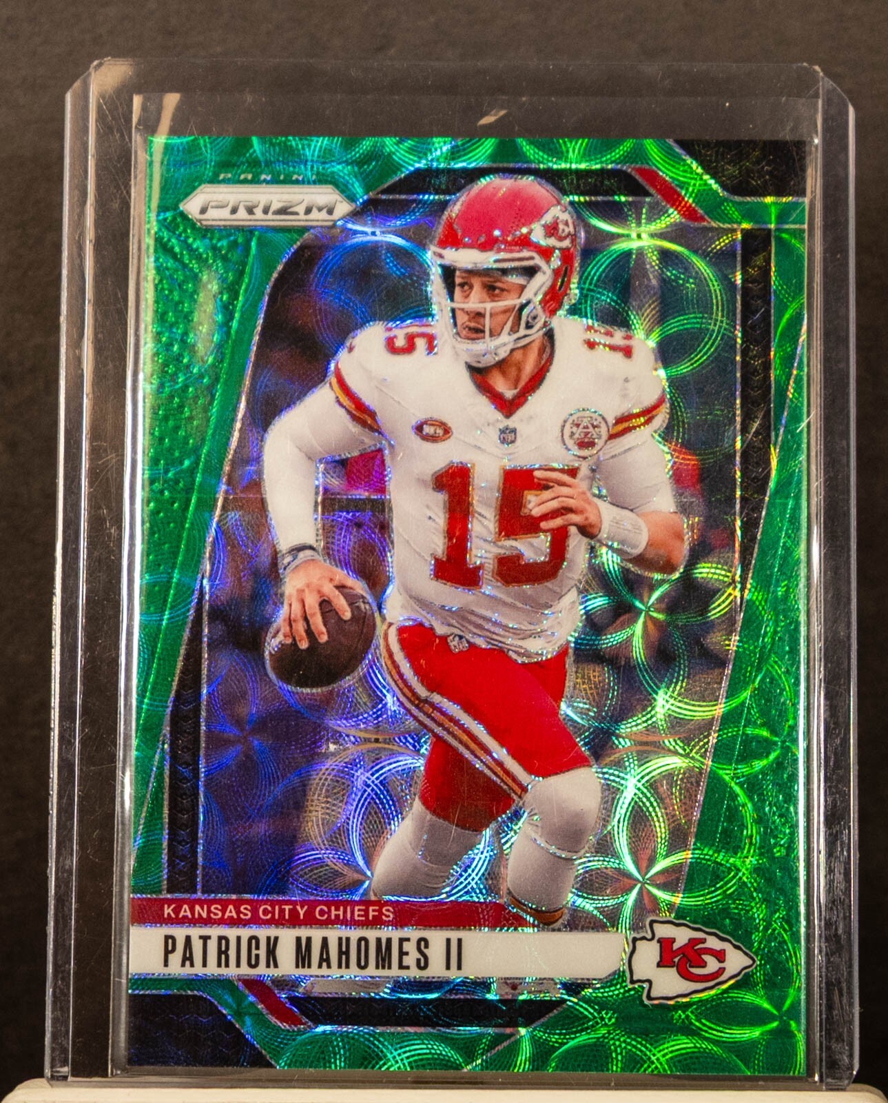 Patrick Mahomes II 2024 Panini Prizm 138 Green Scope /75