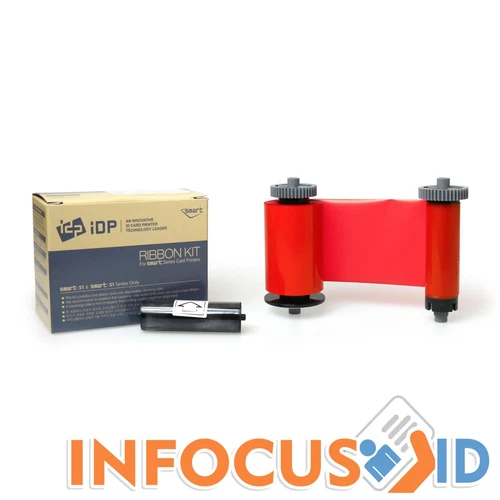 IDP Smart 31 & 51 659371 Monochrome - Red Ribbon Resin 1200 Prints