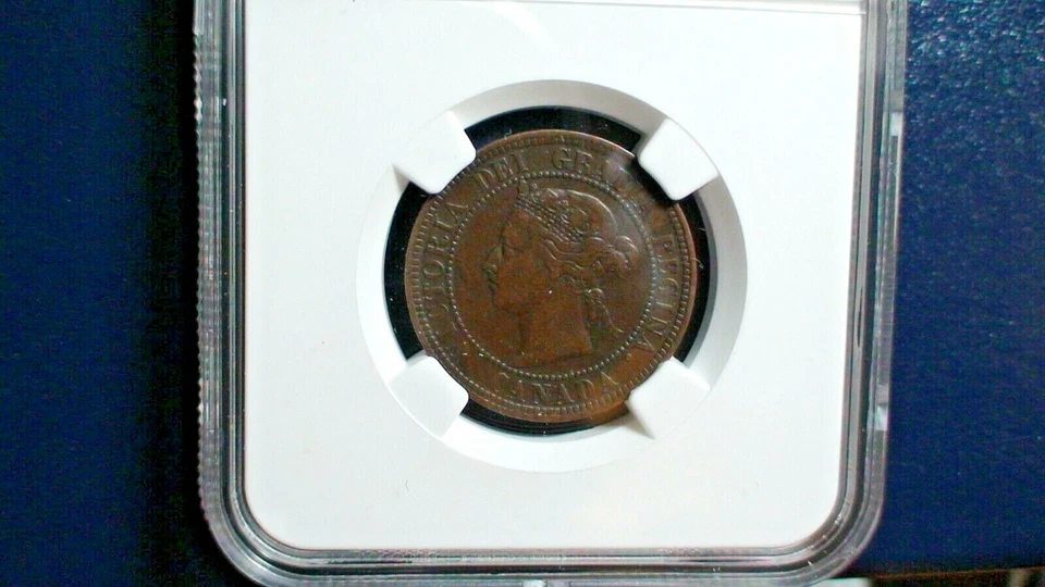 1891 Canada LARGE LEAVES SMALL DATE CENT NGC XF40 BN 1C Coin PRICED TO SELL NOW - Image 3 of 4