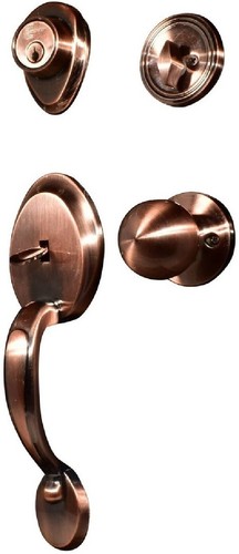 Constructor COMFORT Entry Double Handle Set Single Cylinder Deadbolt Lever Knob - Picture 16 of 18