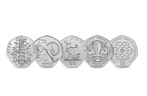 Celebrating 50 Years of the 50p 2019 UK BUNC Coin Set Kew Garden BU BUNC VERSION - 第 7/9 張圖片