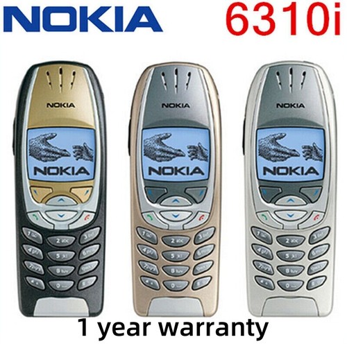 Nokia 6310i  2G Unlocked Classical Big Mobile Cellphone 3 Colors 1 year warranty - Picture 1 of 15