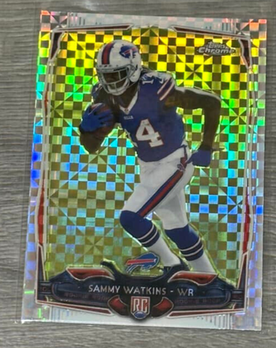 2014 Topps Chrome Sammy Watkins Silver Xfractor Blue Wave Green Orange Ref Lot - Picture 2 of 6
