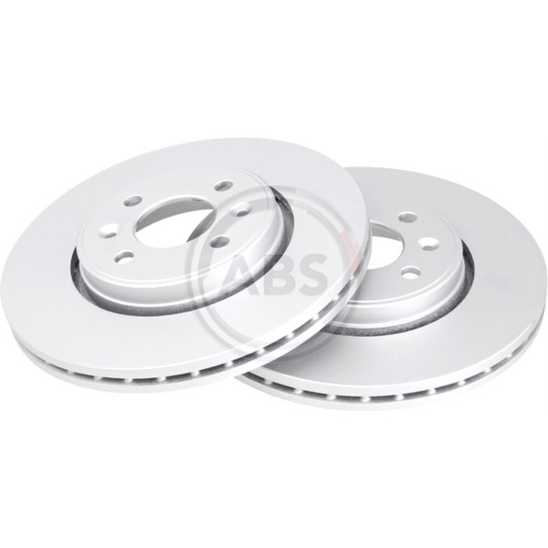 A.B.S. 2X Bremsscheibe Vorne 280 BelüFtet FüR Renault Clio Iii BR0/1-image