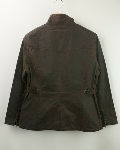 Barbour Damen Allzweckjacke gewachst rustikal braun UK 12 L1094 - Bild 2 von 6