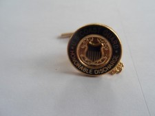 Coast Guard Honorable Discharge Tie Tac Tie Tack     (Made in USA) (9/16 inch)