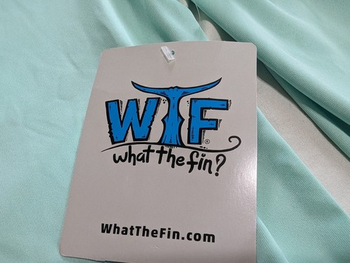 Nuovo What The Fin WTF Gator Performance L/S Uomo L Grande Pesca Salt Life Like - Foto 7 di 16