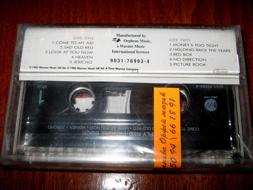 Simply Red – Picture Book MADE IN BULGARIA CASSETTE Tape Bulgarian Edition NEW - Picture 2 of 3