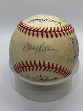 Anaheim Angels 1989 Team Signed by 23 Joyner Abbott Autograph Baseball
