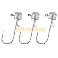 Lot Ned Rigs Mushroom Jigs Head Mustad Hook 1/16oz-1/4oz Bass Fishing Lures Lead