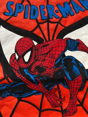 Vintage 1990 Spider Man Marvel Comics Gray T-shirt Sz XL | eBay