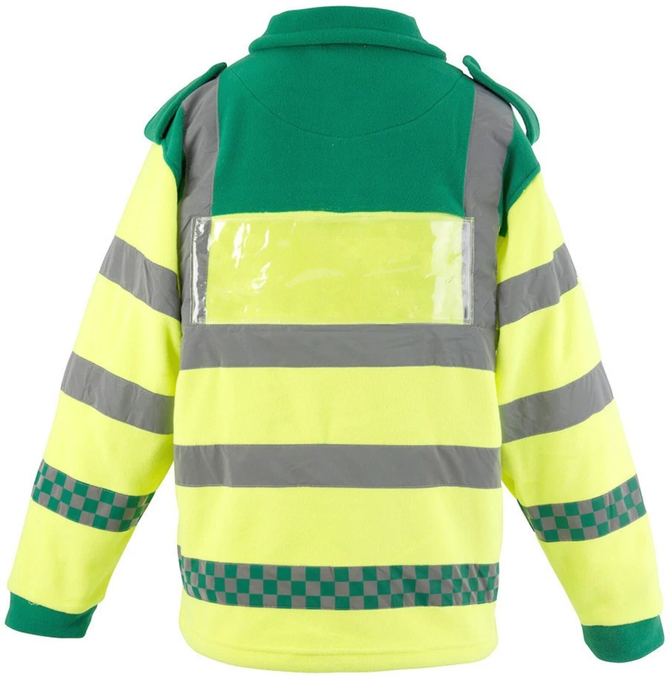 Paramedic Fleece EMT Jacket Ambulance Warm Anti Pile EN471 CL 3 M L XL 2XL 3XL - Image 2 of 2