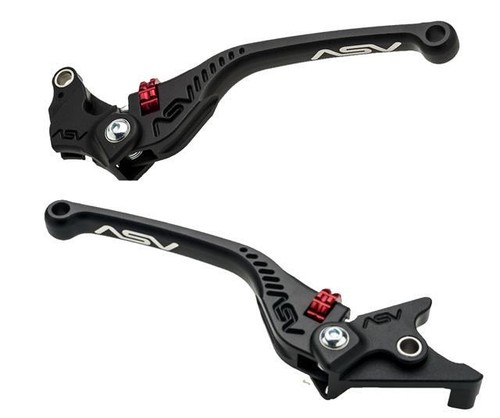 ASV C5 Regular Black Brake and Clutch Levers Yamaha MT10 2022