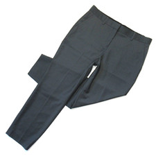 NWT Theory Treeca in Dark Slate Gray Continuous Wool Stretch Ankle Pants 8