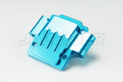 Jazrider Aluminum Front Lower Gearbox Cover(Blue) For Tamiya RC TA01/TA02/DF01