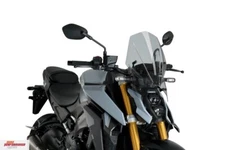 Puig New Generation Touring Windscreen '21-'24 Suzuki GSX-S1000, Smoke - 20835H