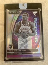 2020-21 panini flux Encased Reggie Perry Titan silver prizm rookie #68 RC nba