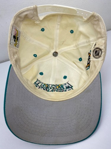 Vintage 1990’s Anaheim Mighty Ducks Snapback Hat Cap NHL Hockey #1 Apparel USA - Picture 10 of 20
