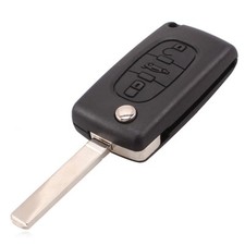 f. PEUGEOT & CITROEN 3Tasten Klappschlüssel Gehäuse Rohling: VA2 Schlüssel PKS04