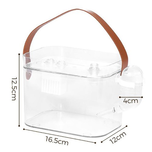 Hamster Outdoor Cage Portable Hamster Cage Transparent Large Hamster Bird Cage